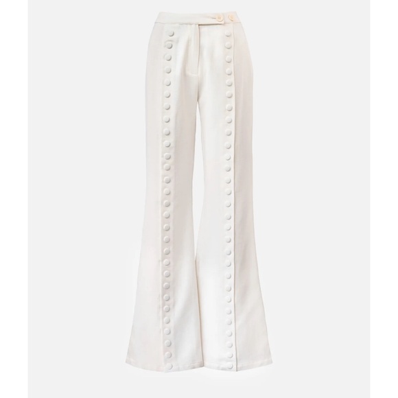 Yellow The Label Fabio Linen Snap Trousers - Picture 2 of 12